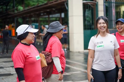 Race photo from Road to BAF Lions Run 2024