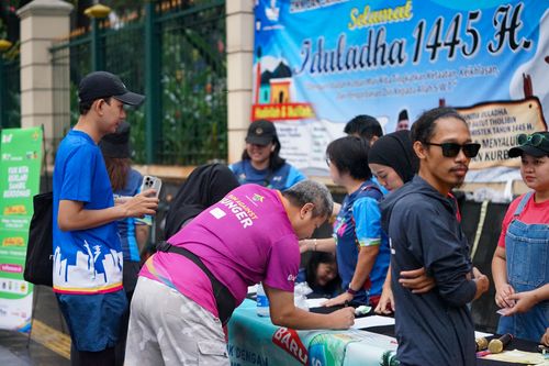 Race photo from Road to BAF Lions Run 2024