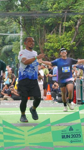 Race photo from Mangkunegaran Run 2025