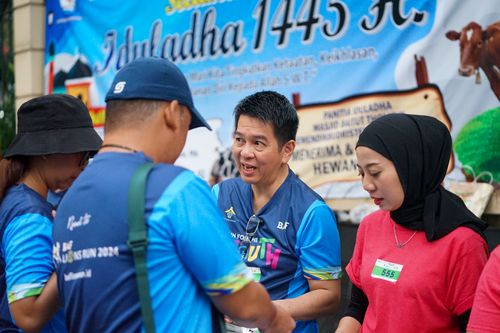 Race photo from Road to BAF Lions Run 2024