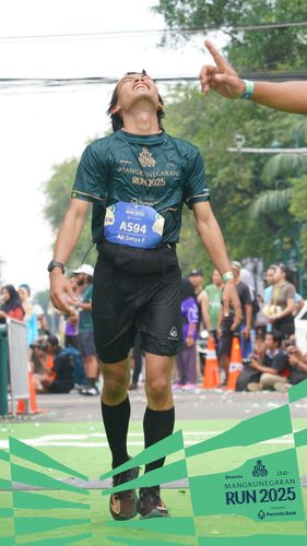 Race photo from Mangkunegaran Run 2025