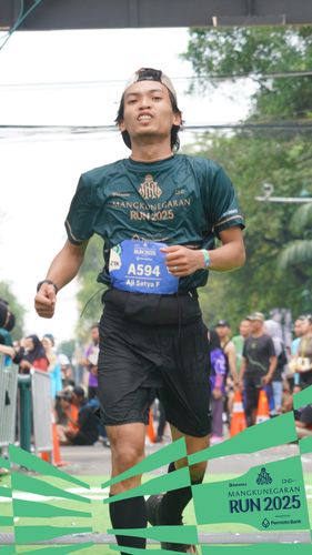 Race photo from Mangkunegaran Run 2025