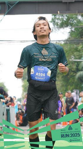 Race photo from Mangkunegaran Run 2025