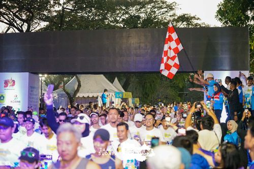 Race photo from Taman Budaya x BOGORUN 2025