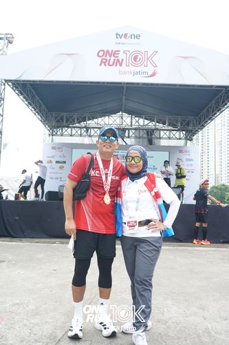 Race photo from ONE RUN 10 K