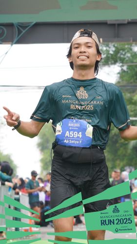 Race photo from Mangkunegaran Run 2025