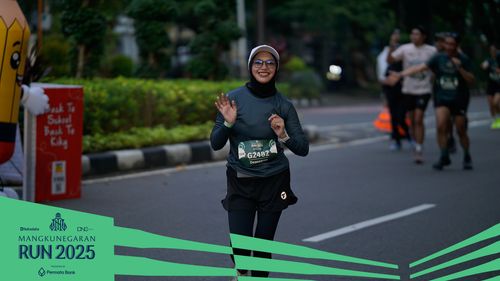 Race photo from Mangkunegaran Run 2025