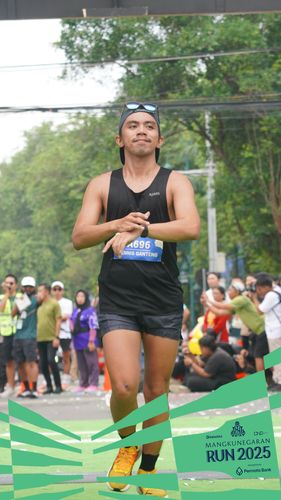 Race photo from Mangkunegaran Run 2025
