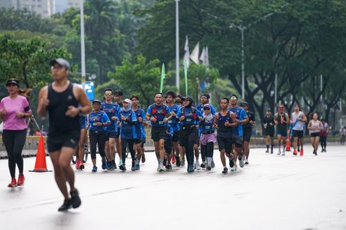 Race photo from Road to BAF Lions Run 2024