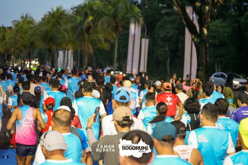 Race photo from Taman Budaya x BOGORUN 2025