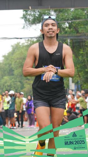 Race photo from Mangkunegaran Run 2025