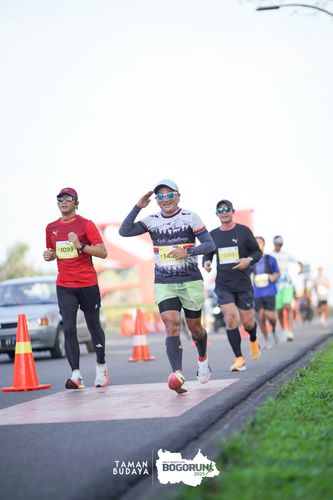 Race photo from Taman Budaya x BOGORUN 2025