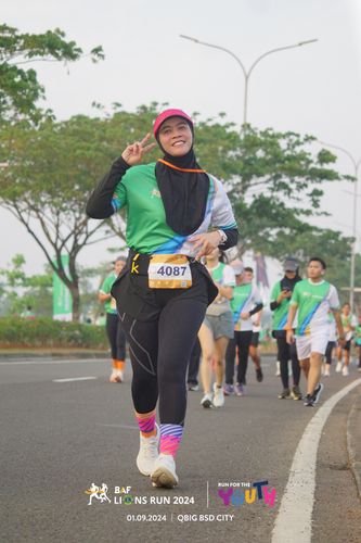 Race photo from BAF LIONS RUN 2024