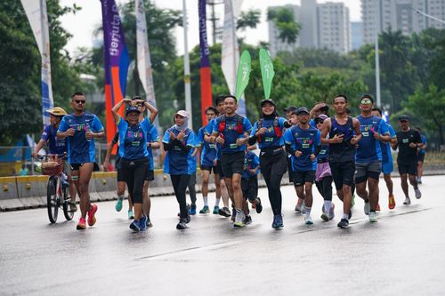 Race photo from Road to BAF Lions Run 2024