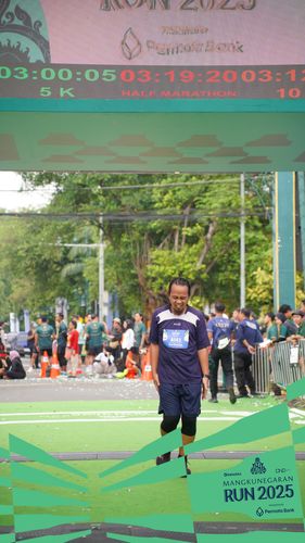 Race photo from Mangkunegaran Run 2025