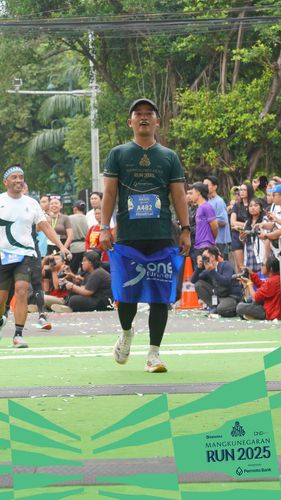 Race photo from Mangkunegaran Run 2025