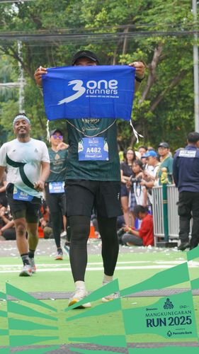 Race photo from Mangkunegaran Run 2025