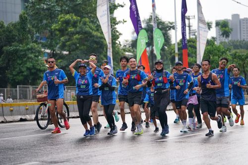Race photo from Road to BAF Lions Run 2024
