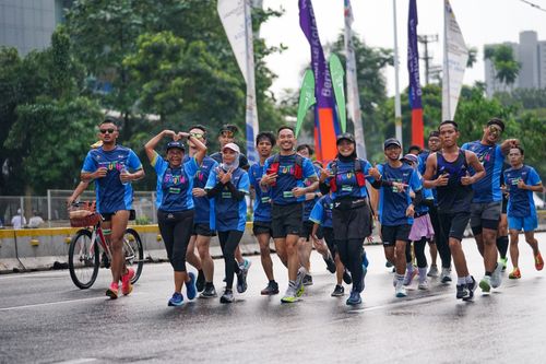 Race photo from Road to BAF Lions Run 2024