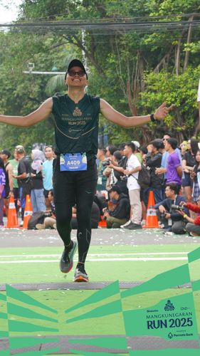 Race photo from Mangkunegaran Run 2025