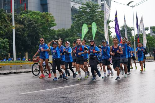 Race photo from Road to BAF Lions Run 2024