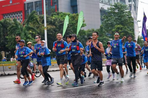 Race photo from Road to BAF Lions Run 2024