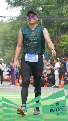 Race photo from Mangkunegaran Run 2025