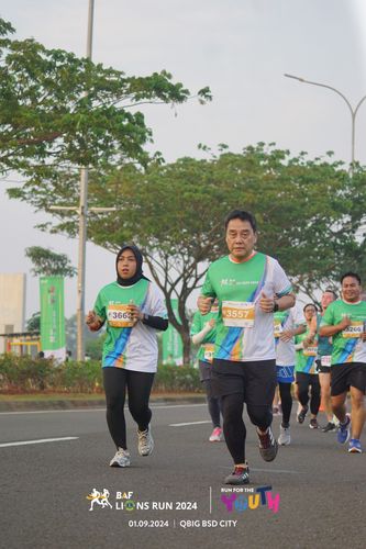 Race photo from BAF LIONS RUN 2024
