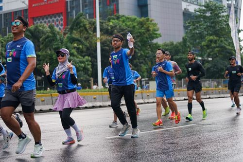 Race photo from Road to BAF Lions Run 2024