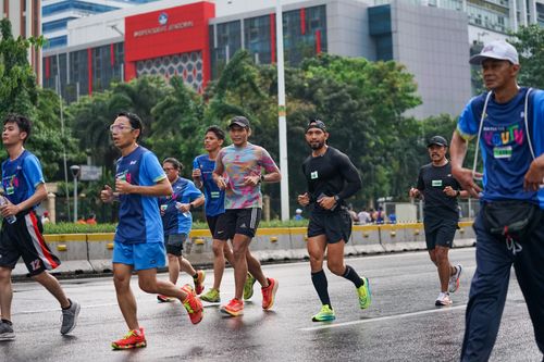 Race photo from Road to BAF Lions Run 2024