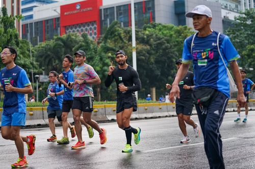 Race photo from Road to BAF Lions Run 2024