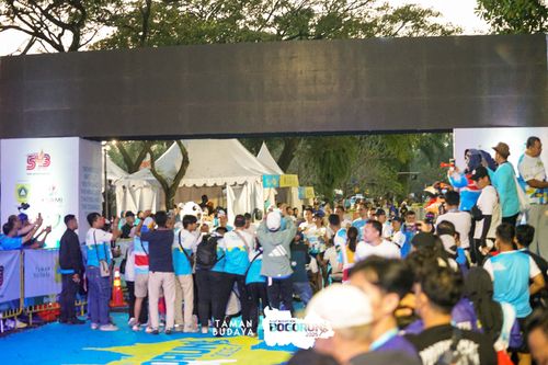 Race photo from Taman Budaya x BOGORUN 2025