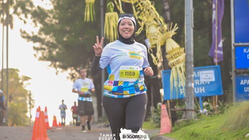 Race photo from Taman Budaya x BOGORUN 2025