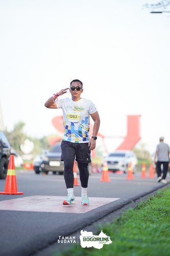 Race photo from Taman Budaya x BOGORUN 2025