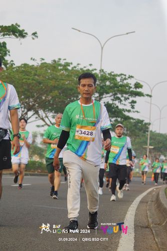 Race photo from BAF LIONS RUN 2024
