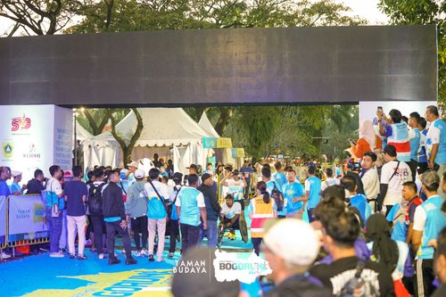 Race photo from Taman Budaya x BOGORUN 2025