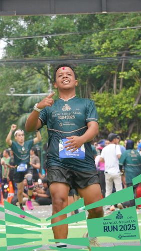 Race photo from Mangkunegaran Run 2025