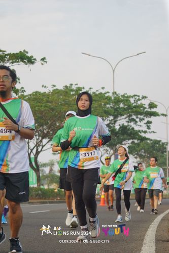 Race photo from BAF LIONS RUN 2024