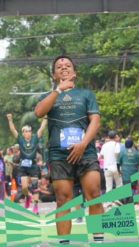 Race photo from Mangkunegaran Run 2025