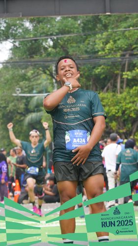 Race photo from Mangkunegaran Run 2025