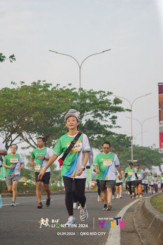 Race photo from BAF LIONS RUN 2024