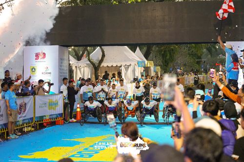 Race photo from Taman Budaya x BOGORUN 2025