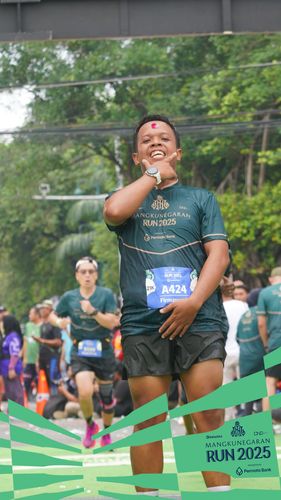 Race photo from Mangkunegaran Run 2025