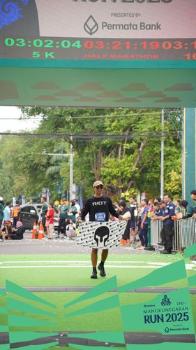 Race photo from Mangkunegaran Run 2025