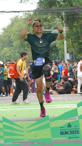 Race photo from Mangkunegaran Run 2025
