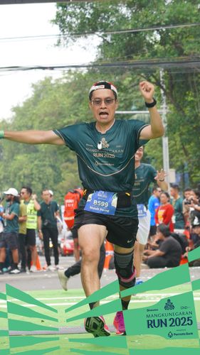 Race photo from Mangkunegaran Run 2025