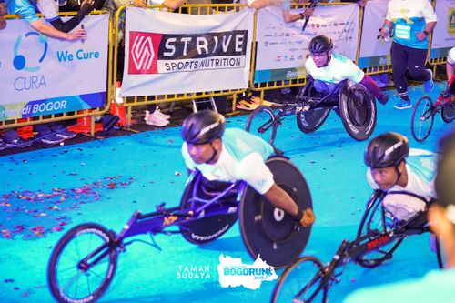 Race photo from Taman Budaya x BOGORUN 2025
