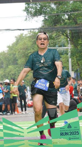 Race photo from Mangkunegaran Run 2025