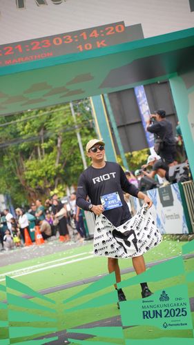 Race photo from Mangkunegaran Run 2025
