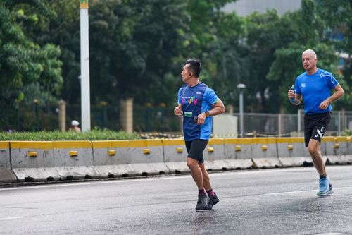Race photo from Road to BAF Lions Run 2024